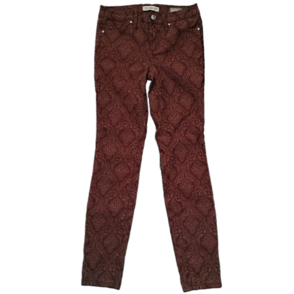Nine West Vintage America  Jeans Pants Women’s  2/26 Matchstick Skinny Textured